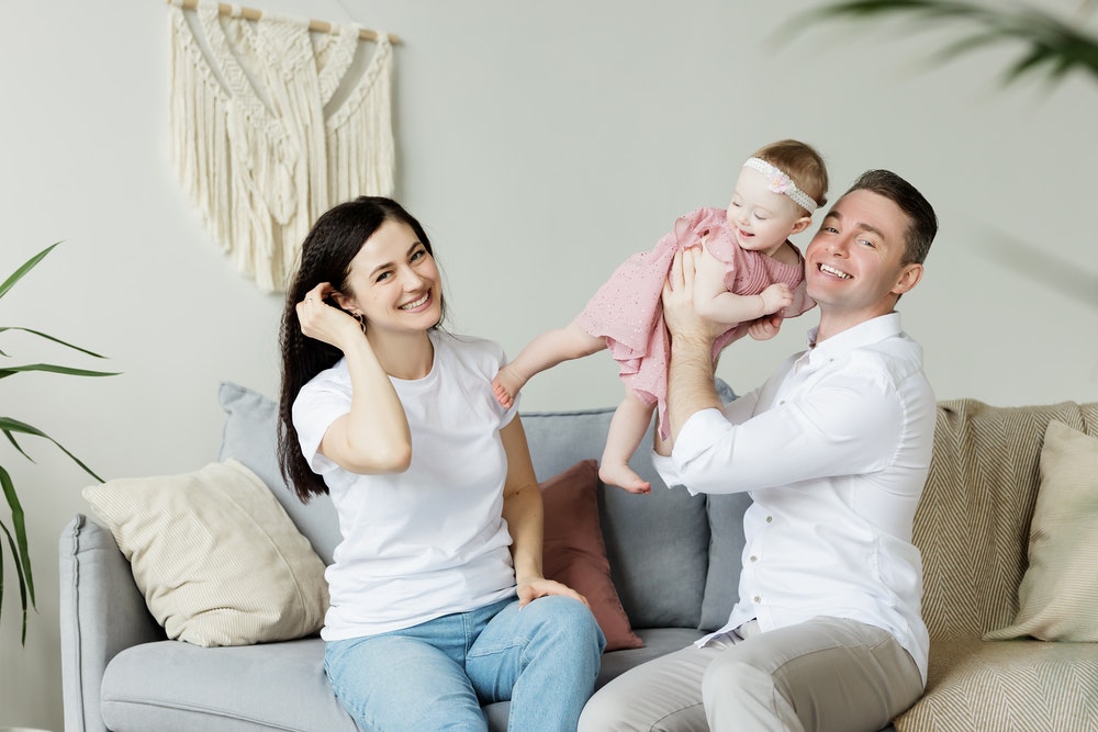 Example of a candid creative family photo