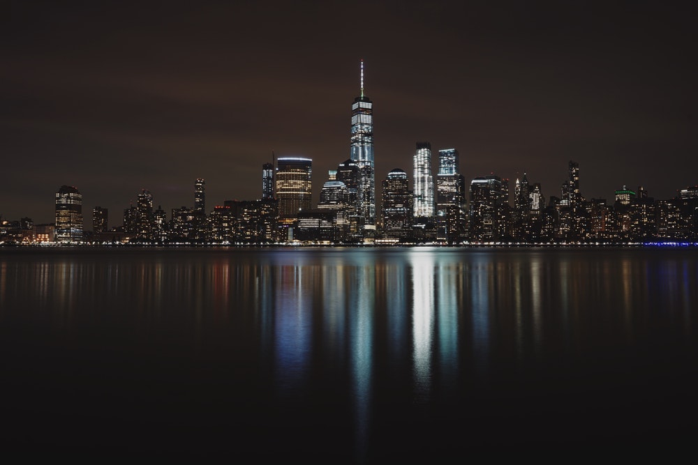 A cityscape at night is still landscape photography