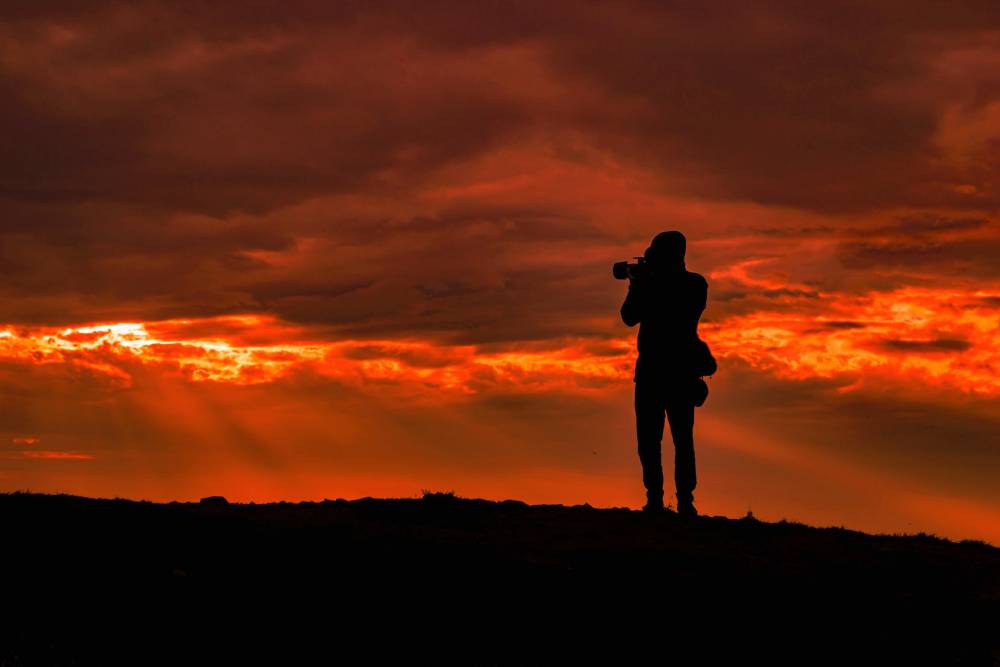 Photography inspiration using moody skies